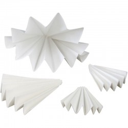 FILTRE PLISSE QUALITATIF TYPE 1 RAPIDE Ø 185MM x 100