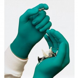 GANTS NITRILE NON POUDRE MANCHETTE LONGUE 240MM T. XL TOUCHNTUFF x100