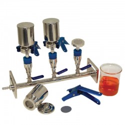 RAMPE FILTRATION 6 POSTES 300ML ACIER INOX XILAB®