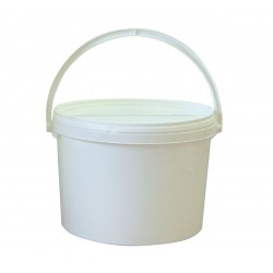SEAU PLASTIQUE PEHD AVEC COUVERCLE CAPACITE 10KG