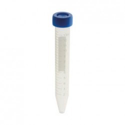 TUBE A CENTRIFUGER 15ML FOND CONIQUE SANS JUPE PP 100 UNITES