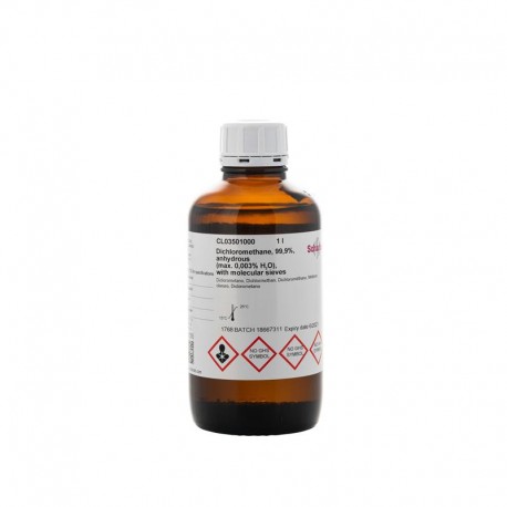 CHLOROFORME 99,9% SEC (max. 0,003% H2O) STAB 150 ppm AMYLENE x 1L