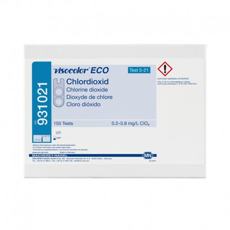 VISOCOLOR® DIOXYDE DE CHLORE 0.2-3.0mg/L ECO x 150