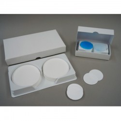 FILTRE FIBRE DE VERRE D/90MM PORO 0.3µm LIANT RESINE x 50