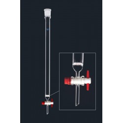 COLONNE CHROMATOGRAPHIE VERRE DISQUE FRITTE 600MM 430ML 