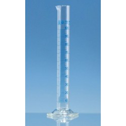 EPROUVETTE 250ML F/HAUTE CL"A" GRADUEE BLEUE BLAUBRAND + CA x 2 