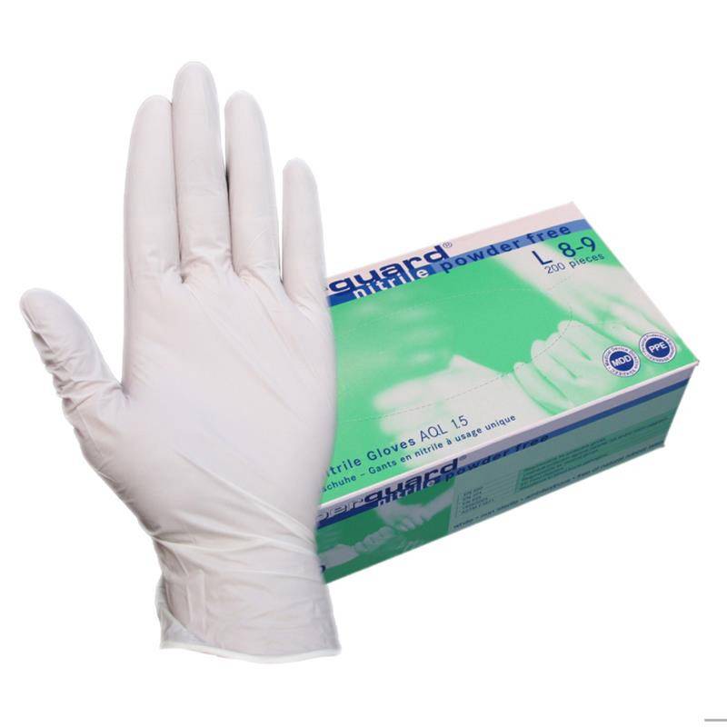 Hypoallergénique Sans latex Lot de 100 gants en nitrile XL sans poudre Conforme à la norme EN455 Certifié CE 