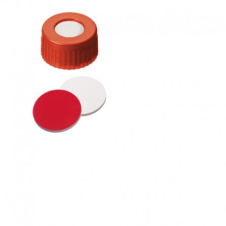 BOUCHON A VIS ROUGE DN9 + JOINT SILICONE PTFE x 1000 ***
