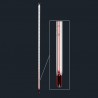 THERMOMETRE STANDARD -10+100°C SUB/1°C L/260MM