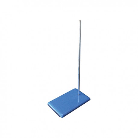 STATIF COMPLET BASE RECTANGULAIRE 160x100MM Ø/TIGE 10MM L/TIGE 500MM