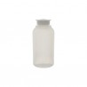 FLACON ROND 500ML PE COL LARGE (bouché PP & obturateur) x 10