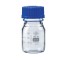 FLACON ISO 250ML VERRE CLAIR GL45 (bouché bleu) SIMAX x 10