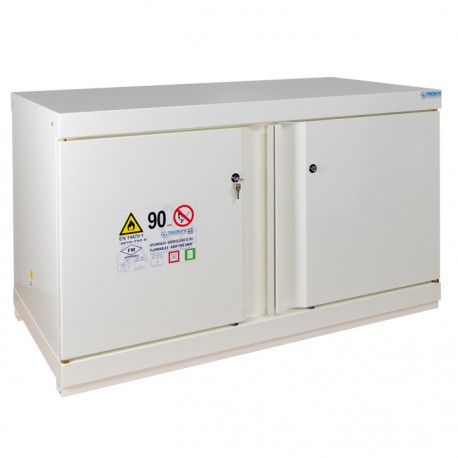 ARMOIRE INFLAMMABLE 10MIN 60L SOUS PAILLASSE 2 PORTES TRYONIX