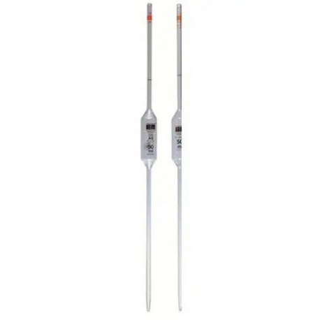 PIPETTE JAUGEE 2 TRAITS 5ML CL"AS" GRADUATION BRUNE HIRSCHMANN™ x 6