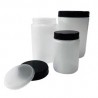 FLACON ROND 60ML PEHD COL LARGE (bouch&eacute;+obturateur) x 500 SCHARLAU