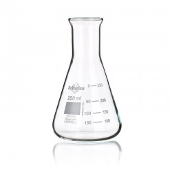 FIOLE ERLENMEYER 2000ML COL ETROIT VERRE BORO x 1