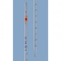 PIPETTE GRADUEE BLEUE 5ML SUB/0.1 CL"AS" EC/TOTAL C BLAUBRAND® x 6