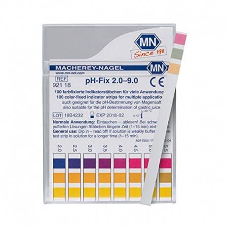 BANDELETTE pH FIX 2.0-9.0 NON MIGRANTE MACHEREY NAGELx 100 