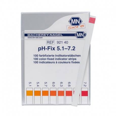 BANDELETTE pH FIX 5.1-7.2 NON MIGRANTE MACHEREY NAGEL® x 100