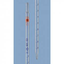 PIPETTE GRADUEE BLEUE 10ML DIV/0.1 CL"AS" EC/TOTAL + CA BRAND x 6