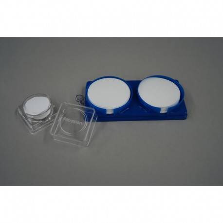 FILTRE MEMBRANE PTFE D/25MM PORO 0.22µM BLANCHE NON STERILE x 100