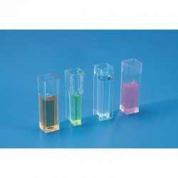 CUVE SPECTRO 4.5ML VISIBLE PS TRAJET OPTIQUE 10MM 4 FACES x 100