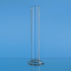 EPROUVETTE 250ML POUR DENSIMETRE SANS GRADUATION AVEC BEC DURAN***