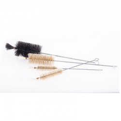 GOUPILLON POUR TUBE ESSAIS POILS NATURELS Ø/15mm LONG UTILE 75mm x 5