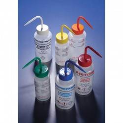 PISSETTE 250ML COL LARGE ETHANOL BOUCHON ORANGE AZLON x 5