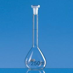 FIOLE JAUGEE 100ML CL"A" RODE 12/21 GRAD BLEUE BOUCHON PP BRAND x 2